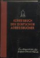 Adressbuch der Adressbücher 1939