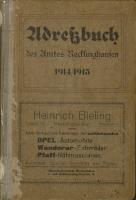 Adreßbuch des Amtes Recklinghausen 1914/15