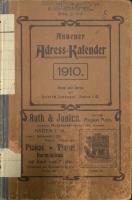 Annener Adreß-Kalender 1910