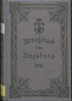 Adressbuch Augsburg 1895