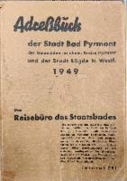 Adreßbuch der Stadt Bad Pyrmont 1949