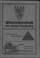 Einwohnerbuch der Stadt Bamberg 1934 (Test)
