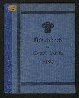Adreßbuch der Stadt Barth 1930