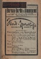 Adreßbuch 1931 für den Luftkurort Bernau-Berlin und Umgegend