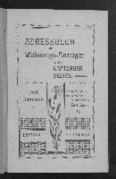 Adressbuch und Wohnungs-Anzeiger für den Kratzauer Bezirk 1906