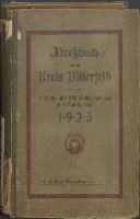 Adreßbuch für den Kreis Bitterfeld 1925
