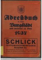 Adressbuch Burgstädt 1937