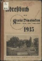 Adressbuch Dinslaken (Kreis) 1935