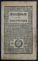 Adreßbuch der Stadt Donaueschingen 1925