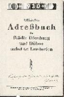 Adressbuch der Städte Eilenburg - Düben 1930