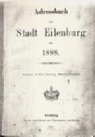 Adressbuch Eilenburg (Sachsen) 1888