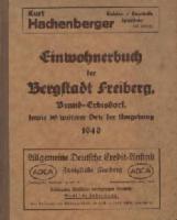 Adressbuch Freiberg (Sachsen) 1940