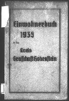 Einwohnerbuch 1935 für den Kreis Grafschaft Hohenstein