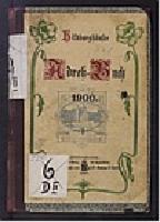 Adressbuch Hildburghausen 1900