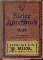 Adressbuch Kiel 1934