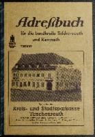 Adreßbuch für die Landkreise Tirschenreuth und Kemnath 1942