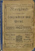 Langendreer-Werne Adreß-Buch für das Jahr 1903