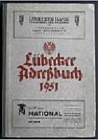 Adressbuch Lübeck 1951