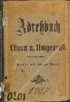 Adreßbuch für Lünen u. Umgegend 1907