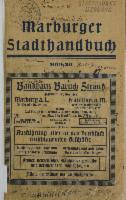 Marburger Stadthandbuch 1919/20
