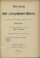 Adressbuch Mittweida 1891