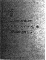 Adressbuch Möhringen (Stuttgart) 1933