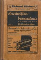 Anschriften-Verzeichnis für Stadt und Kreis Neuhaldensleben 1937
