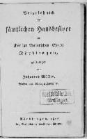 Adressbuch Nördlingen 1806