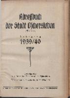 Adreßbuch der Stadt Oschersleben (Bode) 1939/40