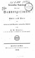 Pfeiffer Actenmäßige Nachrichten über das Gaunergesindel am Rhein und Main