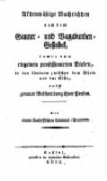 Schwencken Aktenmässige Nachrichten von dem Gauner- und Vagabunden-Gesindel