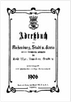 Adressbuch Rastenburg (Ostpreußen) 1906