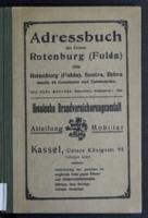 Adressbuch Rotenburg (Fulda) 1928