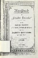 Adreßbuch der Stadt Steele 1896