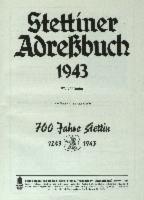 Stettiner Adressbuch 1943