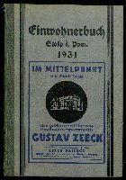 Einwohnerbuch der Stadt Stolp i. Pommern 1931