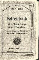 Adreßbuch für die Stadt Unna 1907-1908