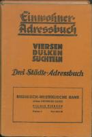 Einwohner-Adressbuch für die Städte Viersen-Dülken-Süchteln 1950 (Dreistädte-Adressbuch)