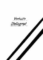 Verlustliste Stalingrad