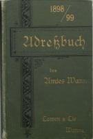 Adreß-Buch für den Amtsbezirk Wanne 1898/99