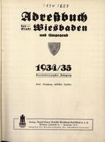 Adreßbuch der Stadt Wiesbaden und Umgegend 1934/35