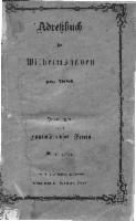 Adressbuch für Wilhelmshaven 1884