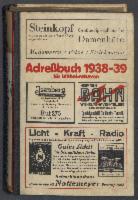 Adreßbuch 1938/39 für Wilhelmshaven