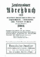 Adressbuch Zeulenroda (Thüringen) 1925